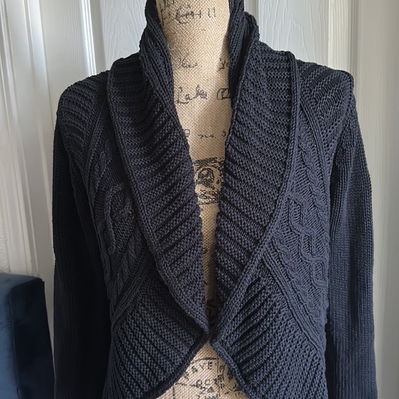 Grace Elements | Cable Knit Open Cardigan | Small - Picture 3 of 7